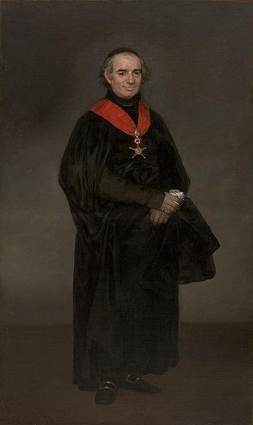 Francisco Goya Portrait of Don Juan Antonio Llorente oil painting image
